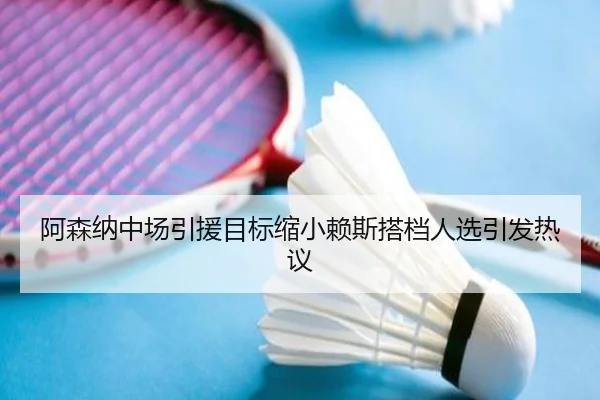 阿森纳中场引援目标缩小赖斯搭档人选引发热议